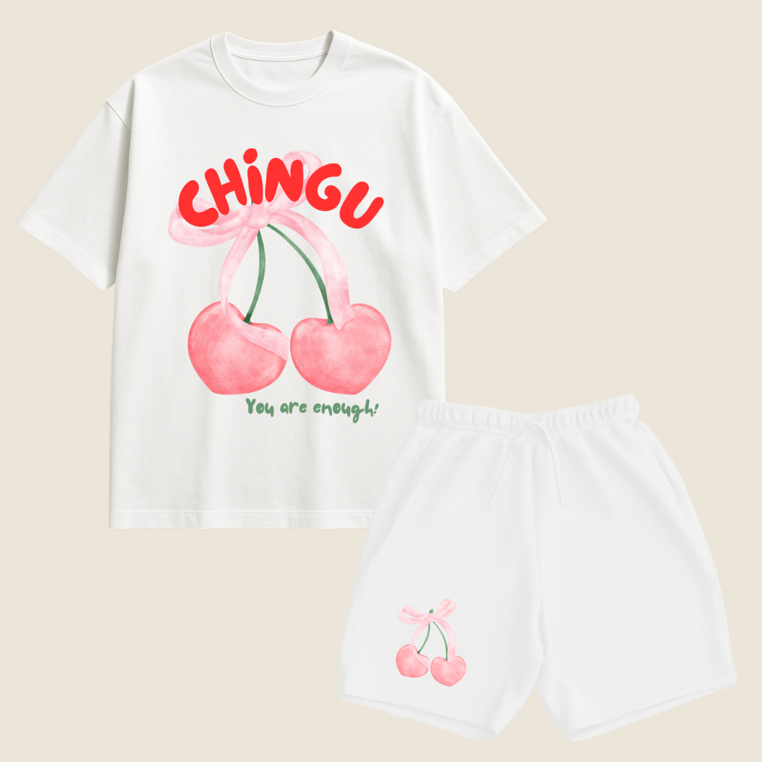 Chingu Cherry Terry Shorts