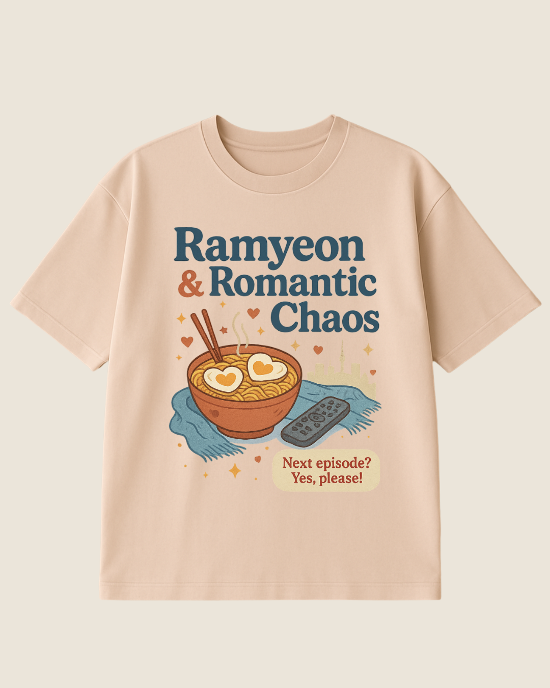 Ramyeon & Romantic Chaos Premium Oversized Tee