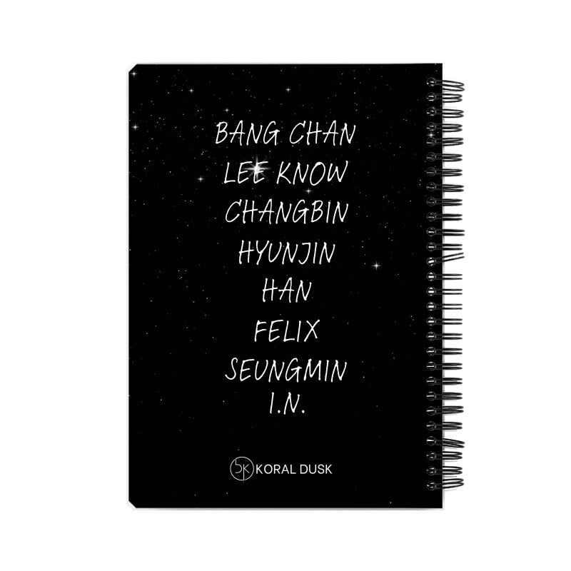 Stray Kids Spiral Notebook - Koral Dusk