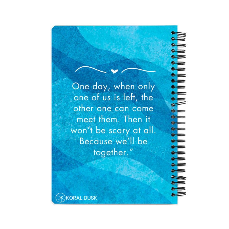 Queen Of Tears Aquarium Date Notebook - Koral Dusk