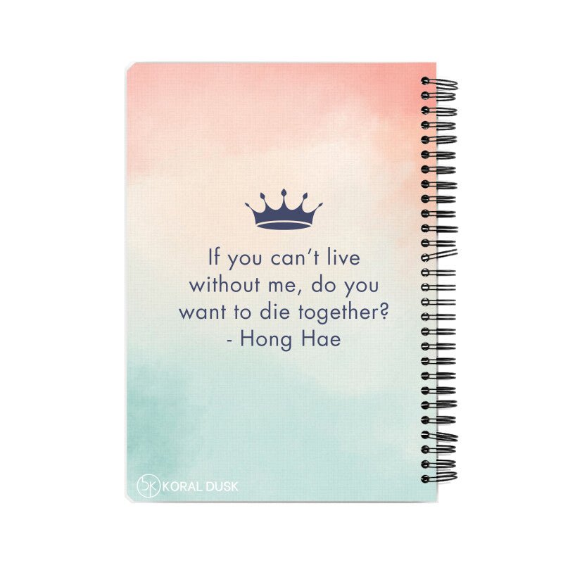 Queen Of Tears Iconic Notebook - Koral Dusk