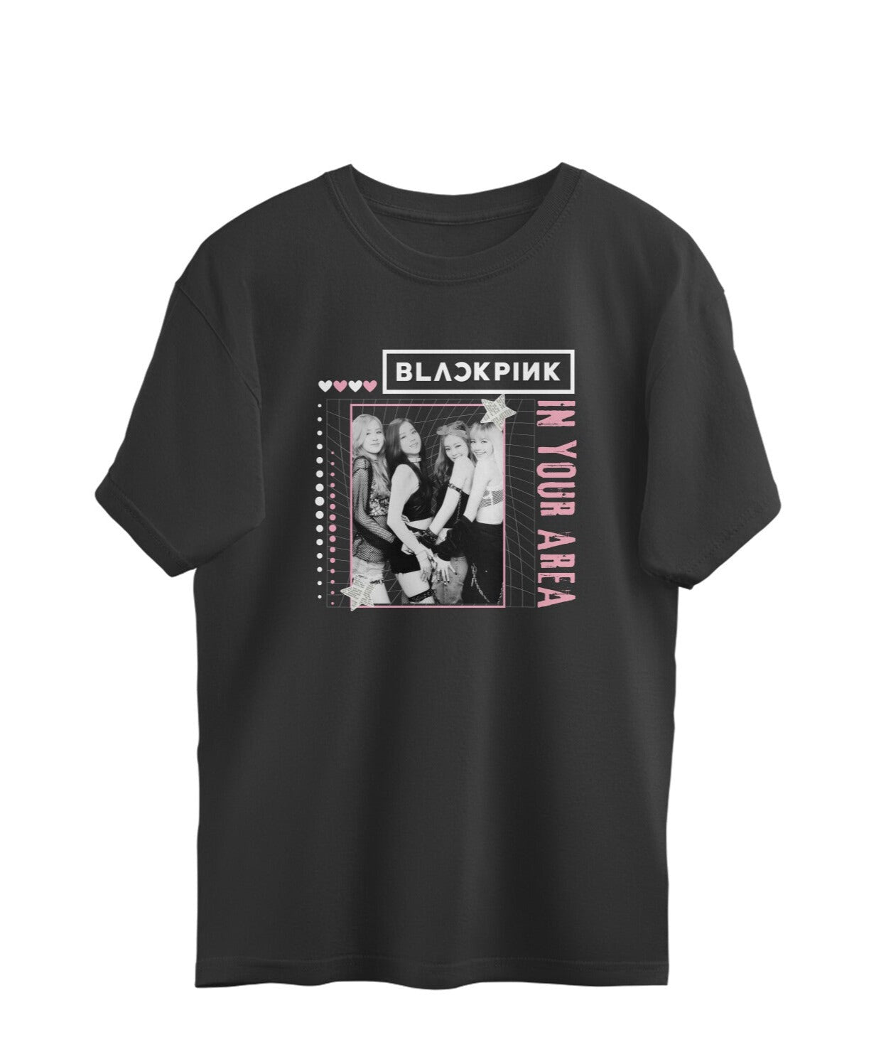 BLACKPINK Statement Oversized Tee - Koral Dusk