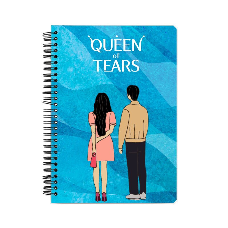 Queen Of Tears Aquarium Date Notebook - Koral Dusk