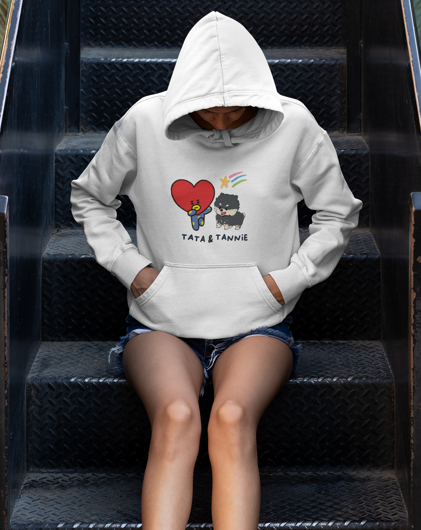 Tata Tannie Hoodie - Koral Dusk