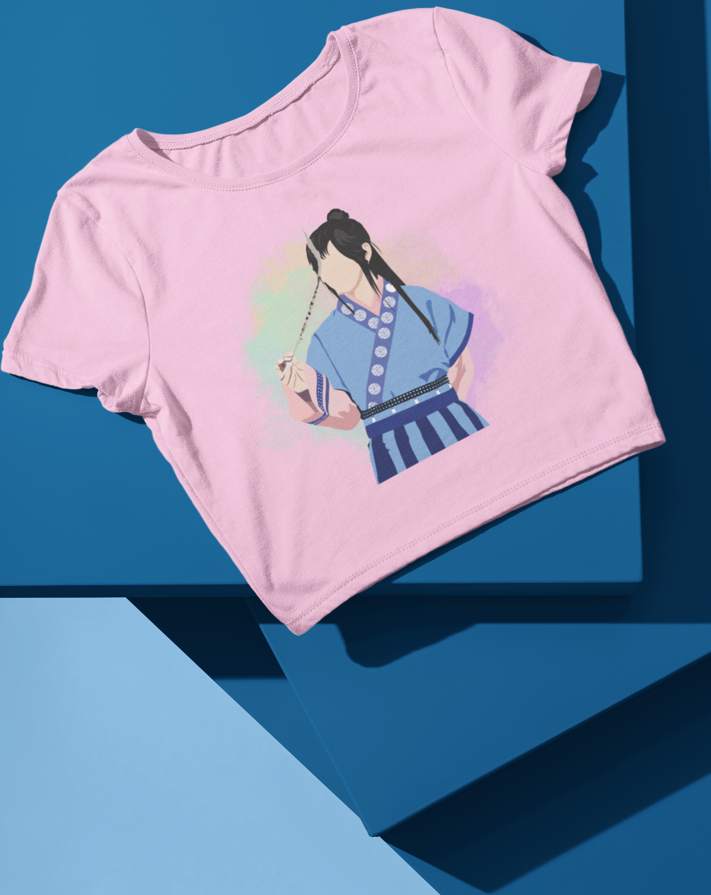 Han Sung Hwarang Crop T-shirt - Koral Dusk