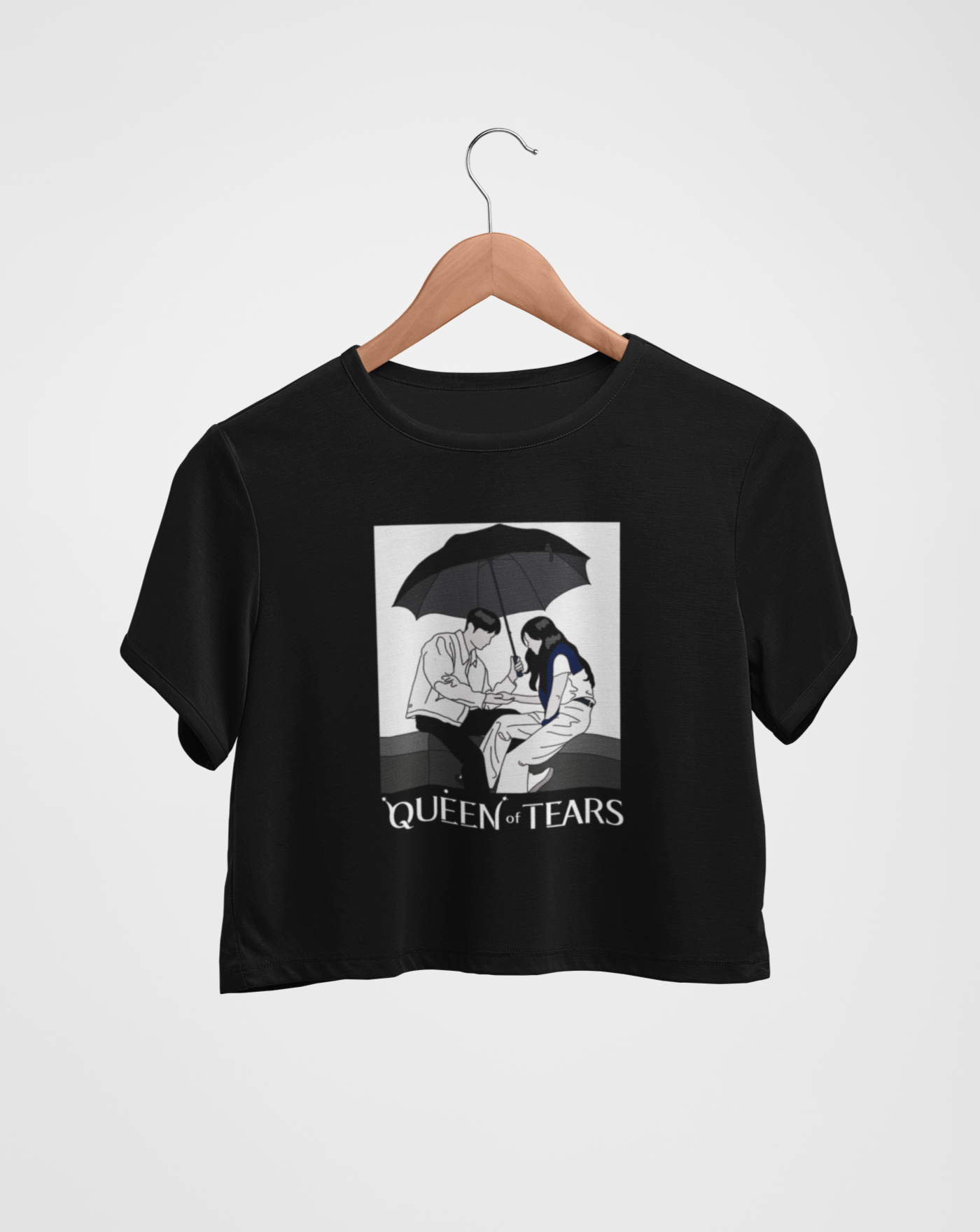 Queen Of Tears Classic Crop T-shirt - Koral Dusk