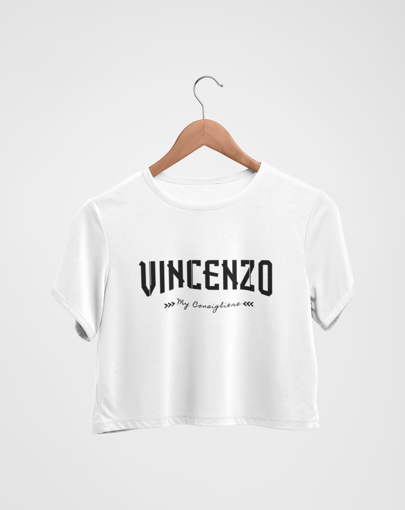 Vincenzo Consigliere Crop T-shirt - Koral Dusk