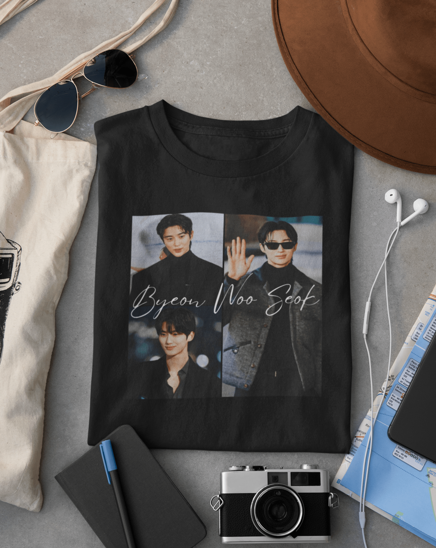 Byeon Woo-Seok T-shirt - Koral Dusk