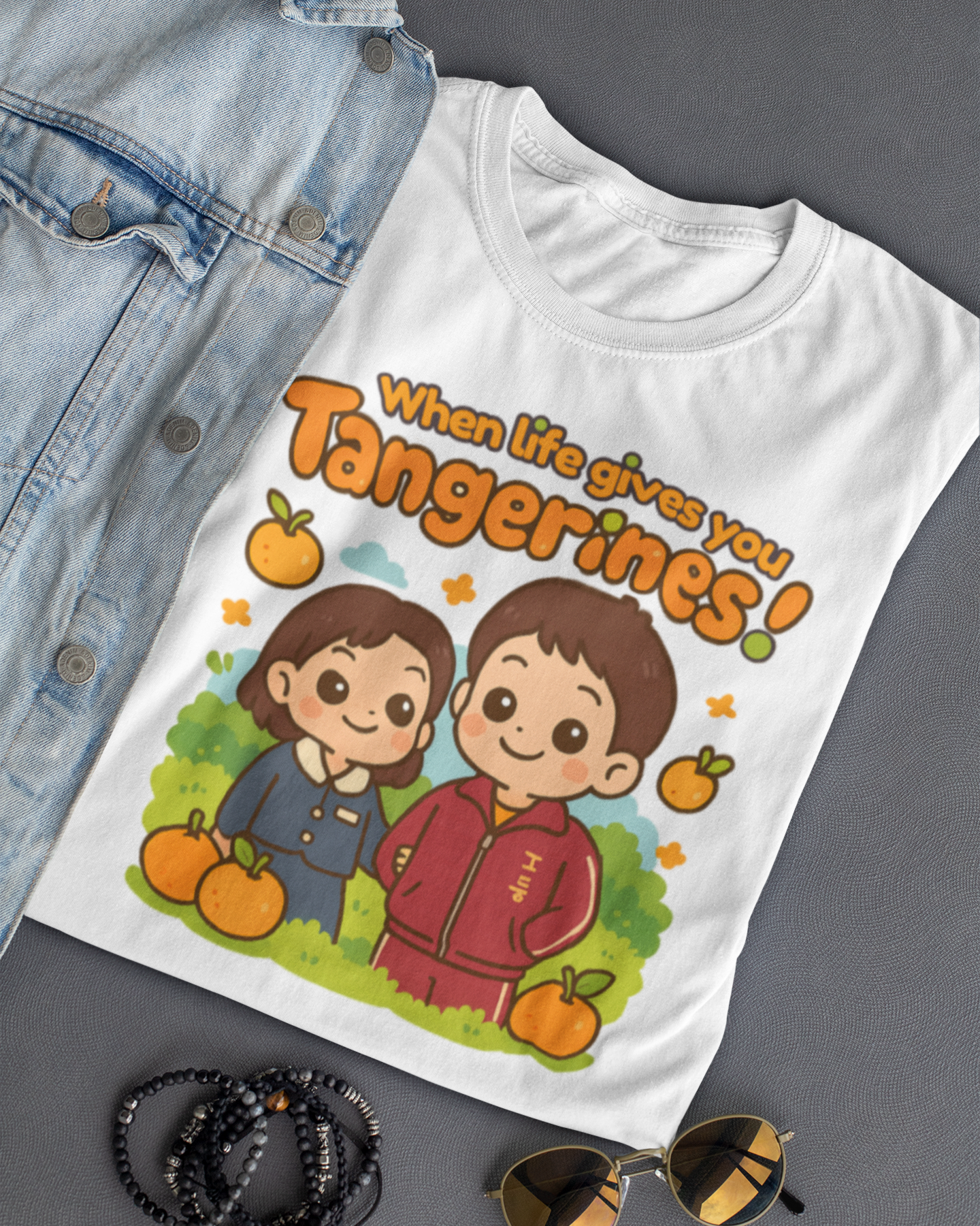 When Life Gives You Tangerines ๐ Unisex T-shirt