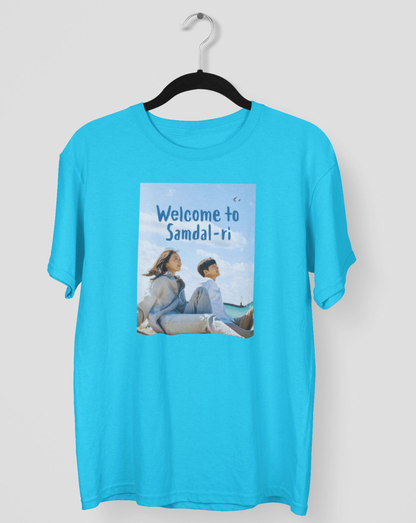 Welcome To Samdal-ri Real Scene Iconic T-shirt - Koral Dusk