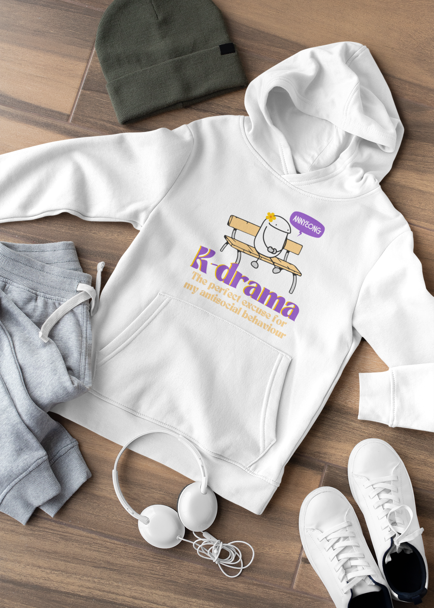 Kdrama Antisocial Club Hoodie
