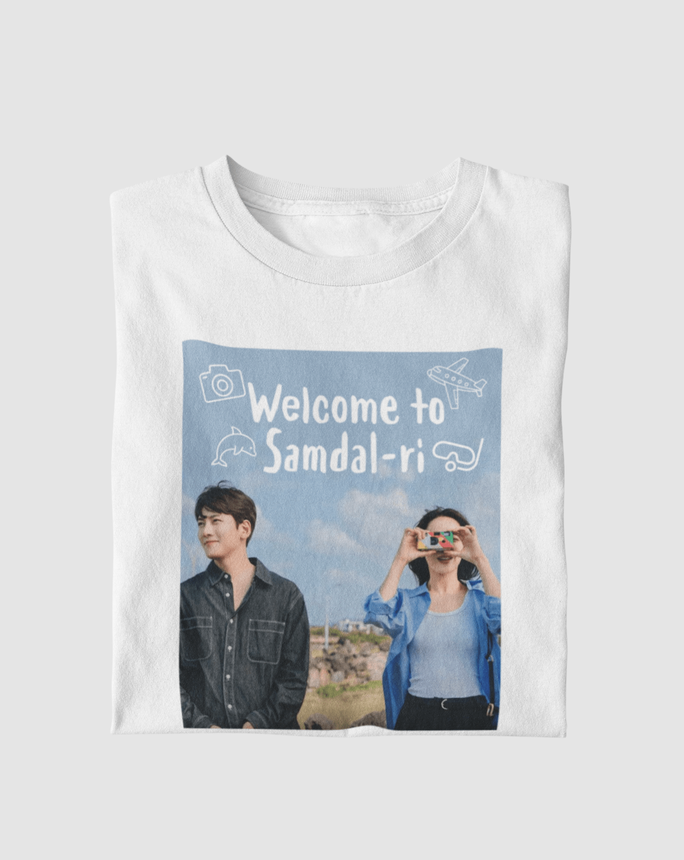 Welcome To Samdal-ri Real Scene T-shirt - Koral Dusk