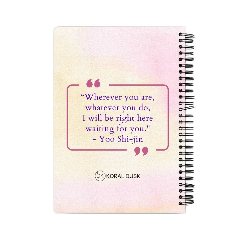 Descendants Of The Sun Notebook - Koral Dusk