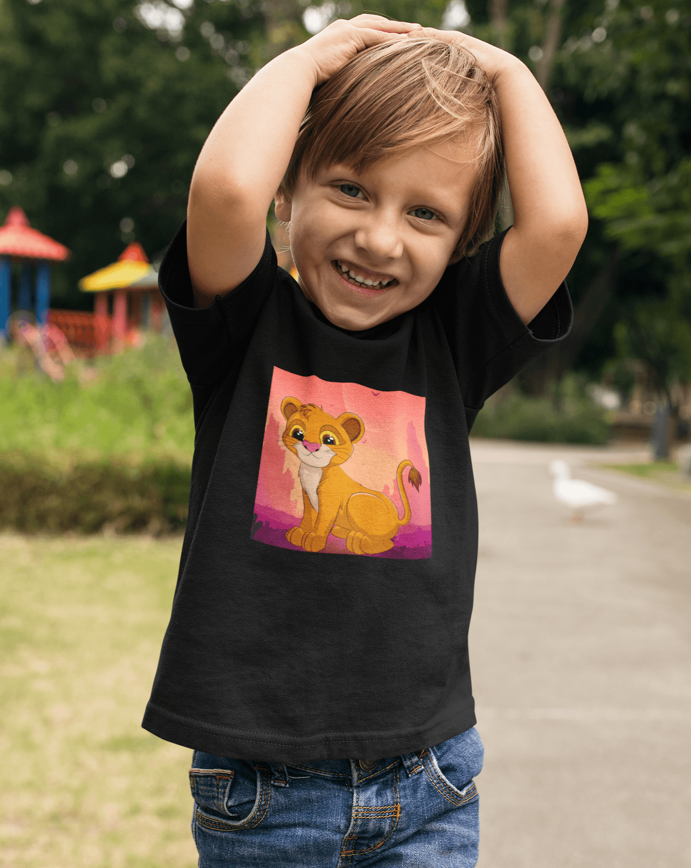 Simba Kids T-shirt - Koral Dusk