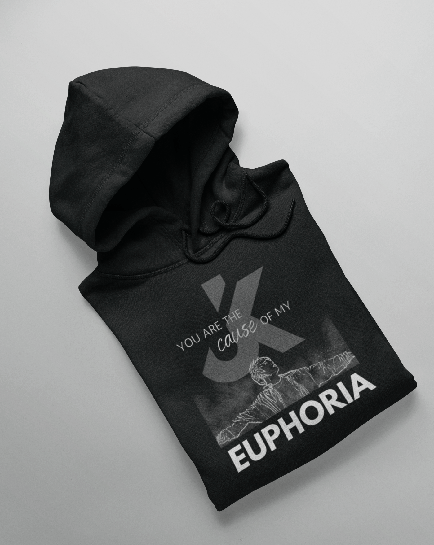 Euphoria Jungkook Hoodie - Koral Dusk