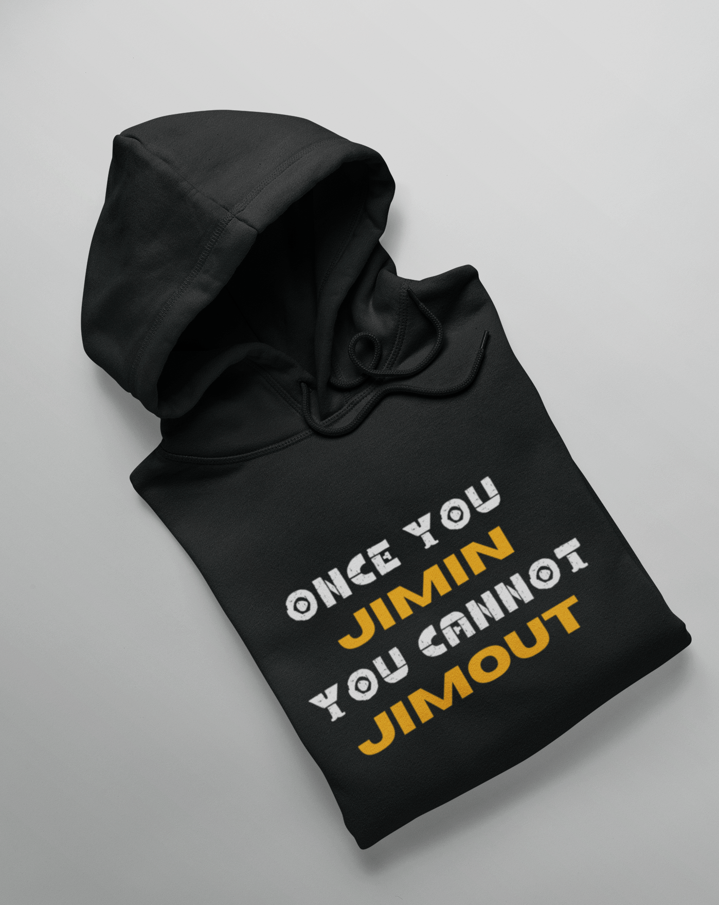 Jimin top black hoodie