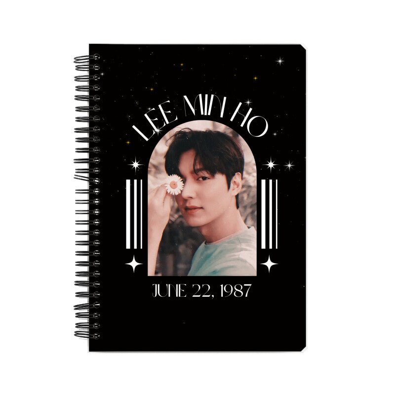 Lee Min Ho Spiral Notebook - Koral Dusk