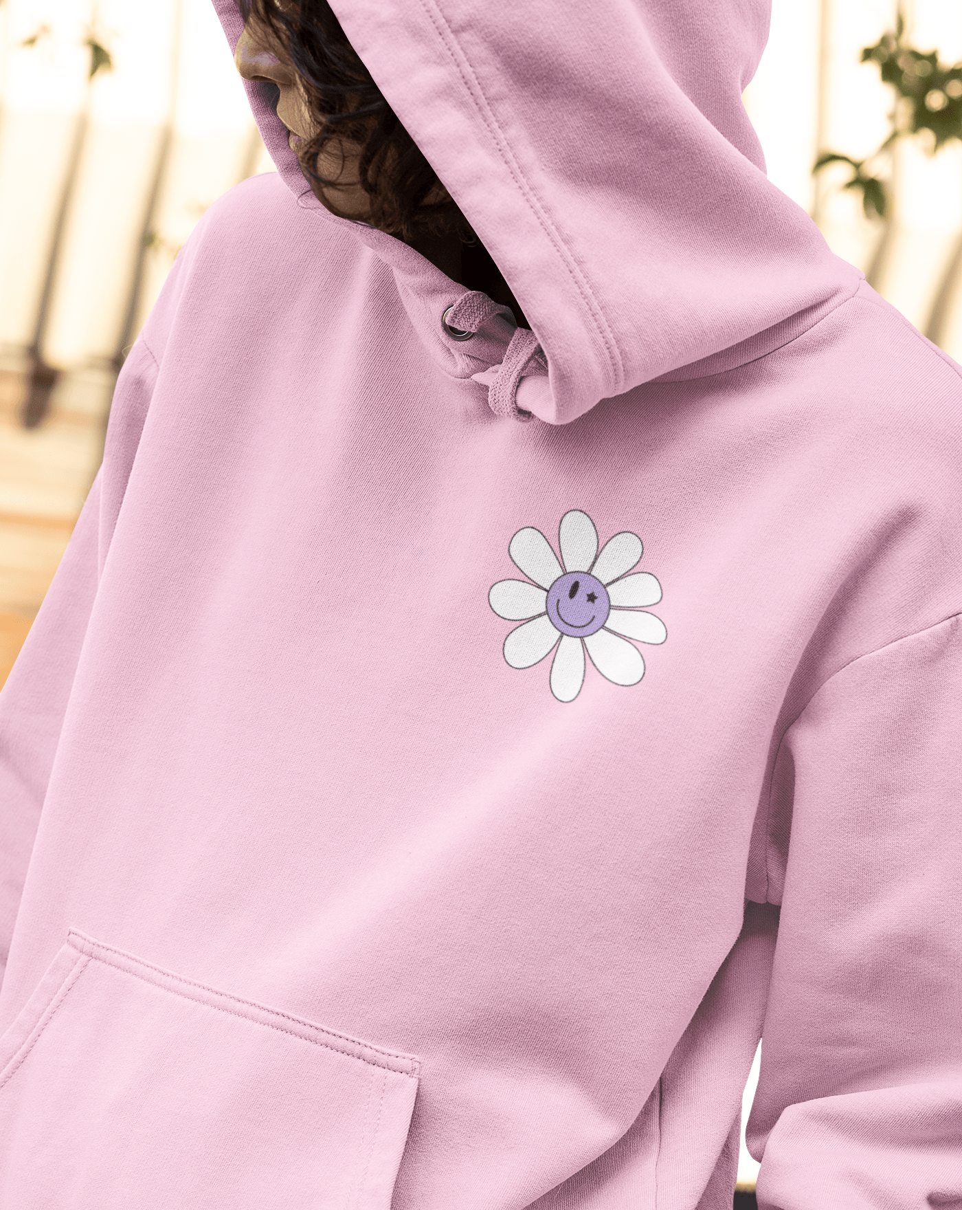 Pink store aesthetic hoodie