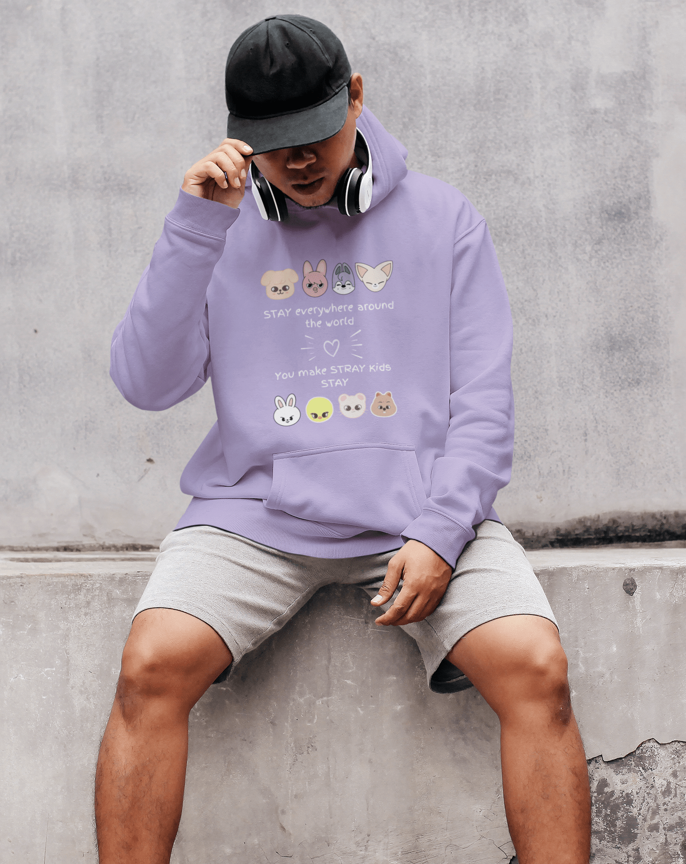 Stray Kids 'Stay Era' Hoodie - Koral Dusk