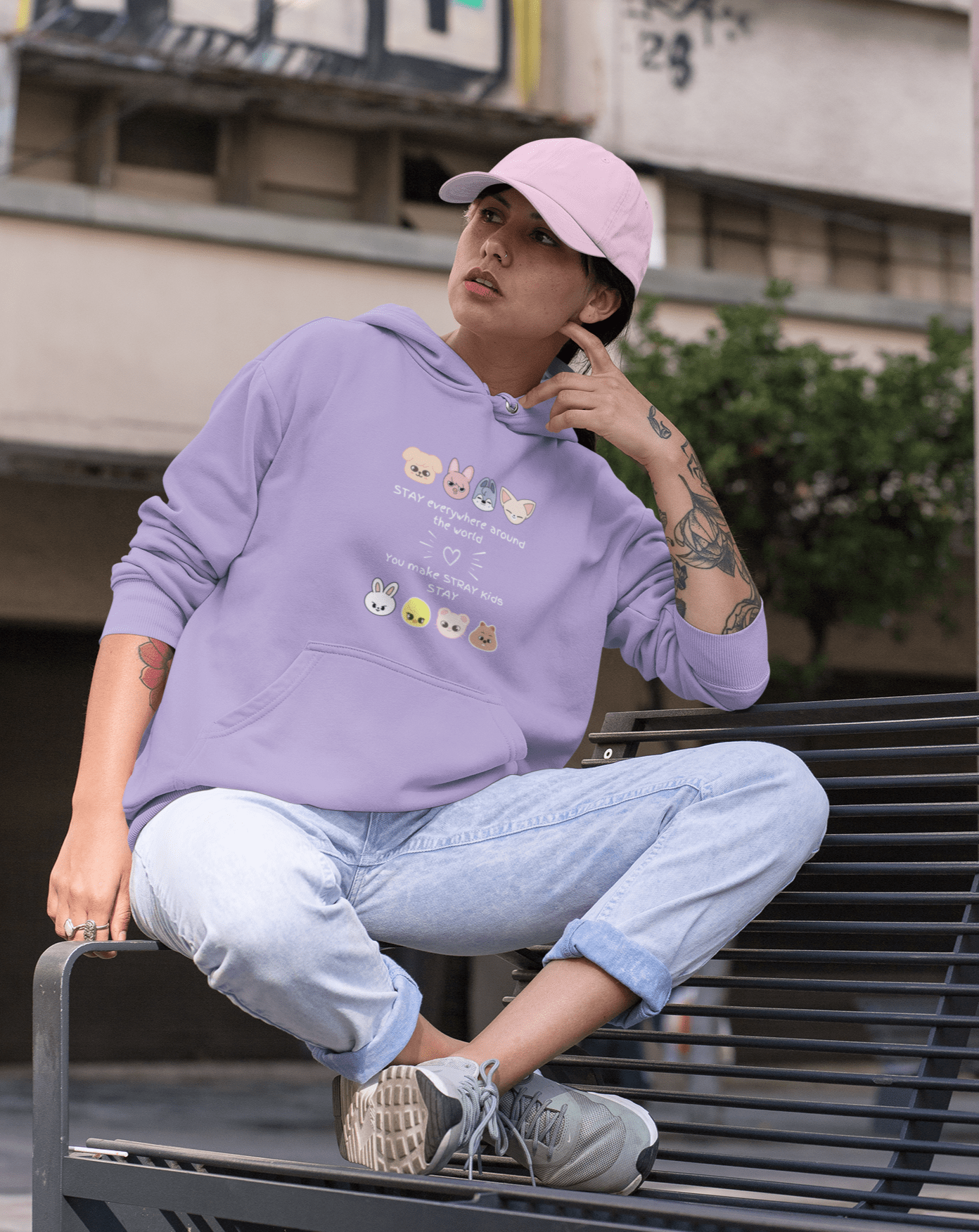 Stray Kids 'Stay Era' Hoodie - Koral Dusk