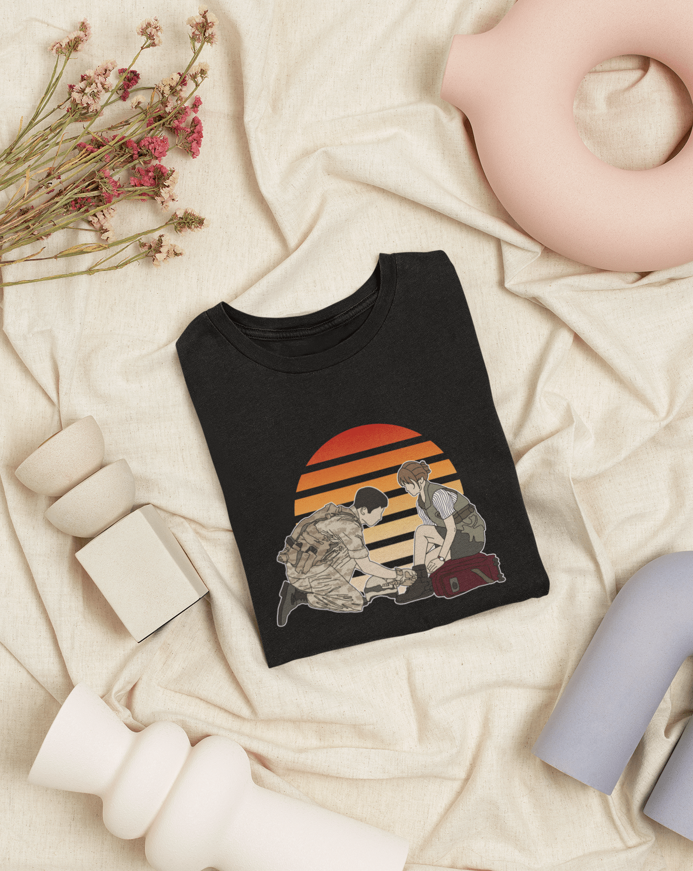 Heartfelt Gesture T-shirt - Koral Dusk