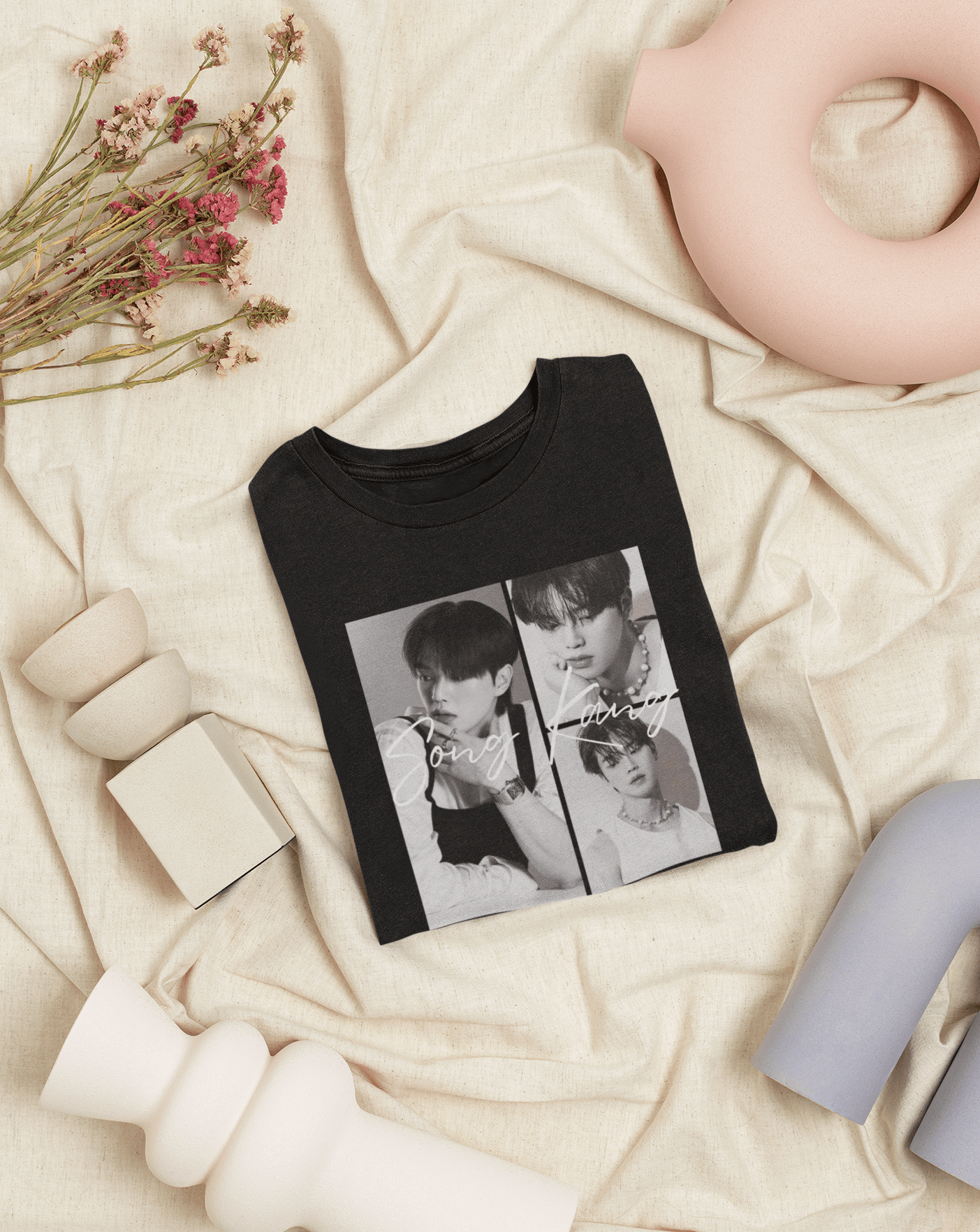 Song Kang T-shirt - Koral Dusk
