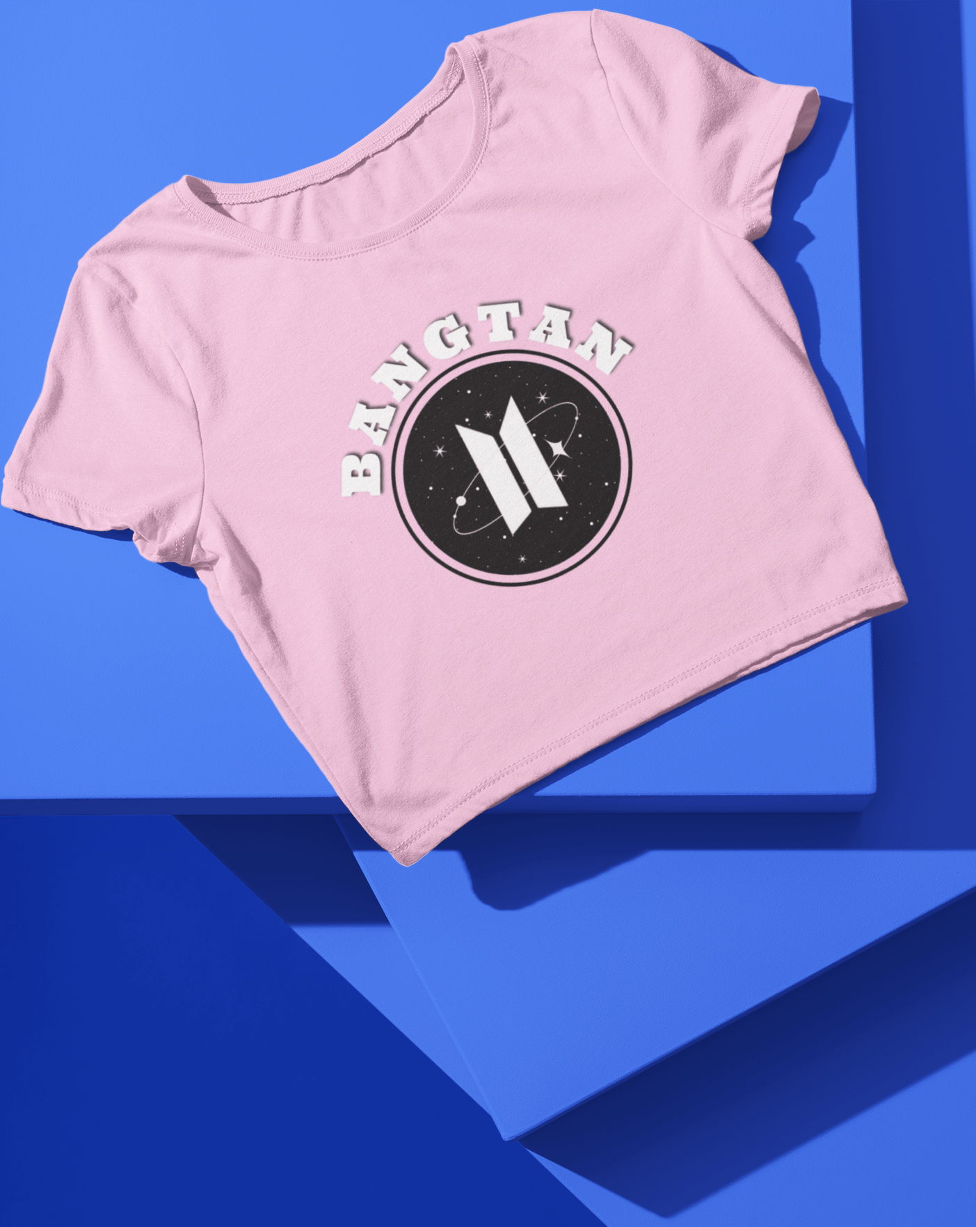 Bangtan BTS Crop Tee - Koral Dusk