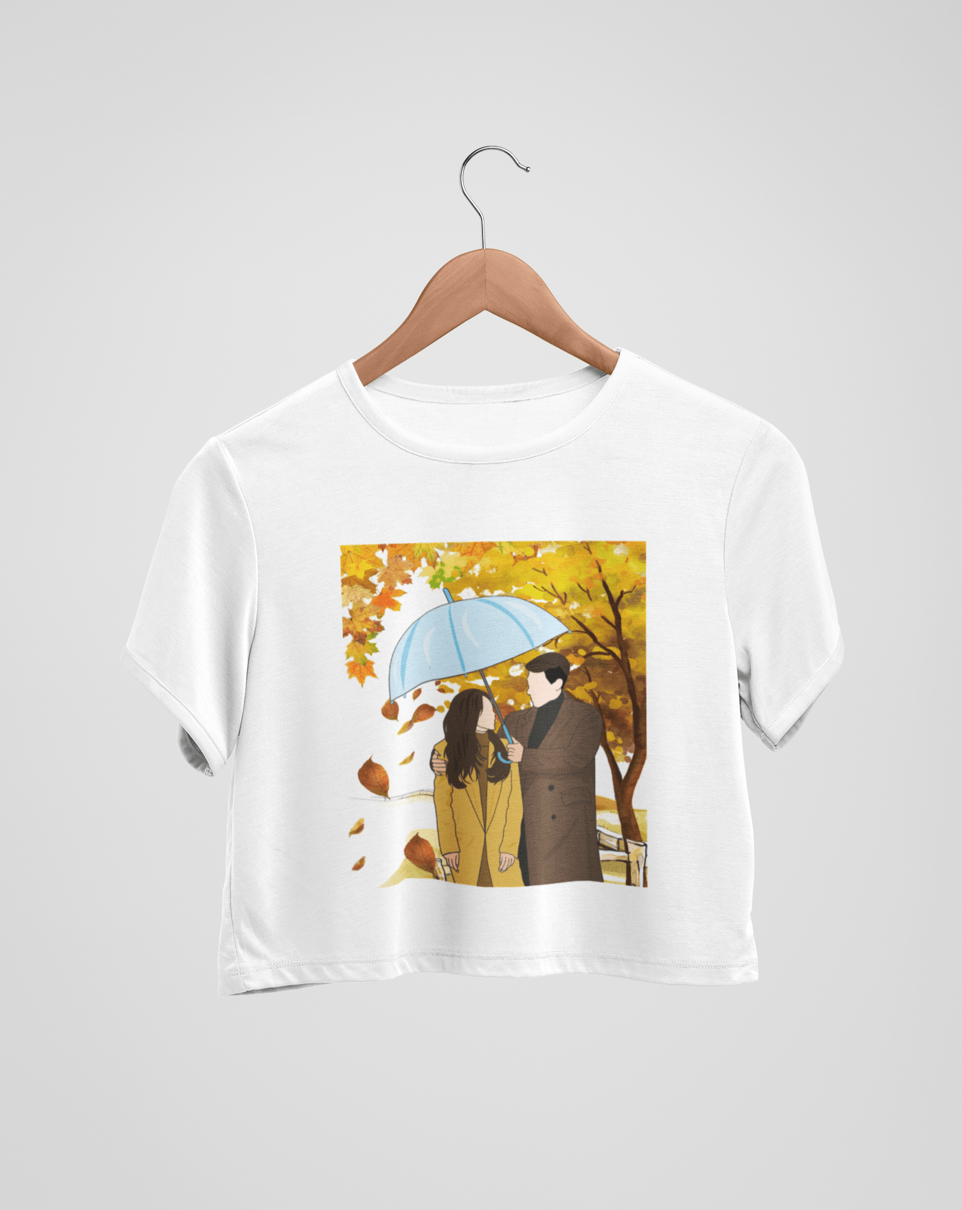 Umbrella Of Fate Crop Tee - Koral Dusk