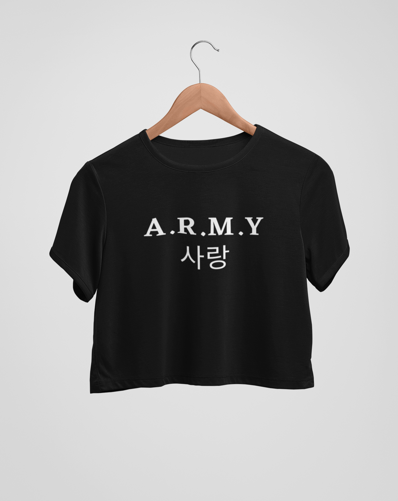 Army Crop Tee - Koral Dusk