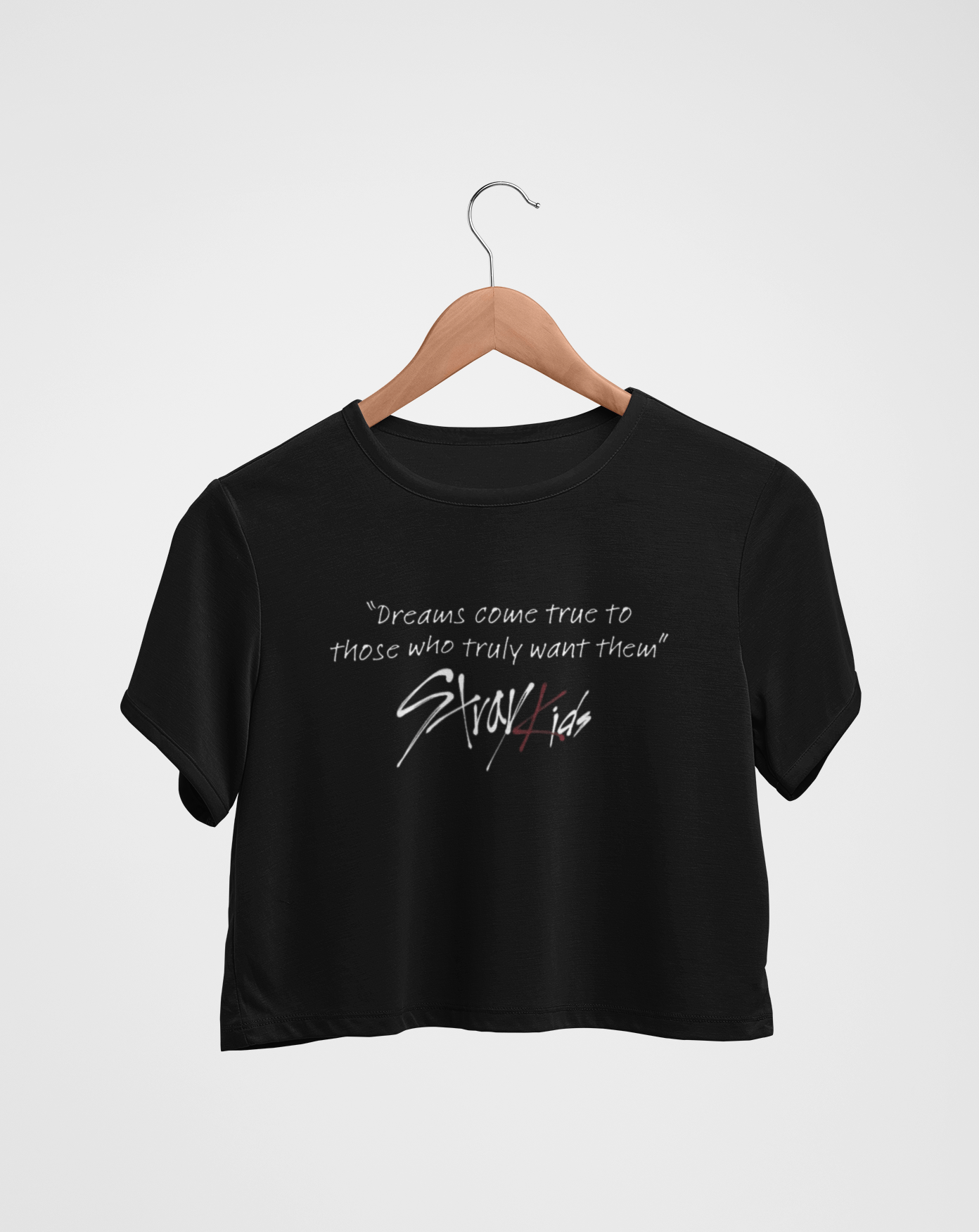 Stray Kids Dreamer Era Crop Tee Koral Dusk