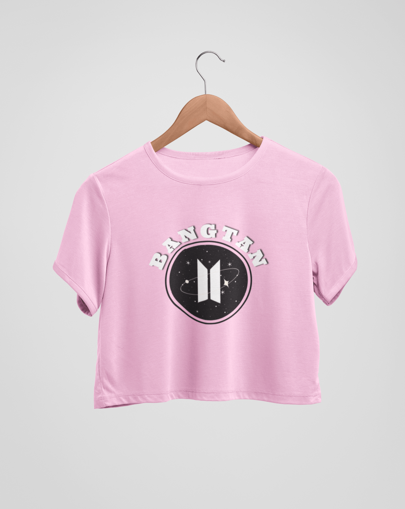 Bangtan BTS Crop Tee - Koral Dusk