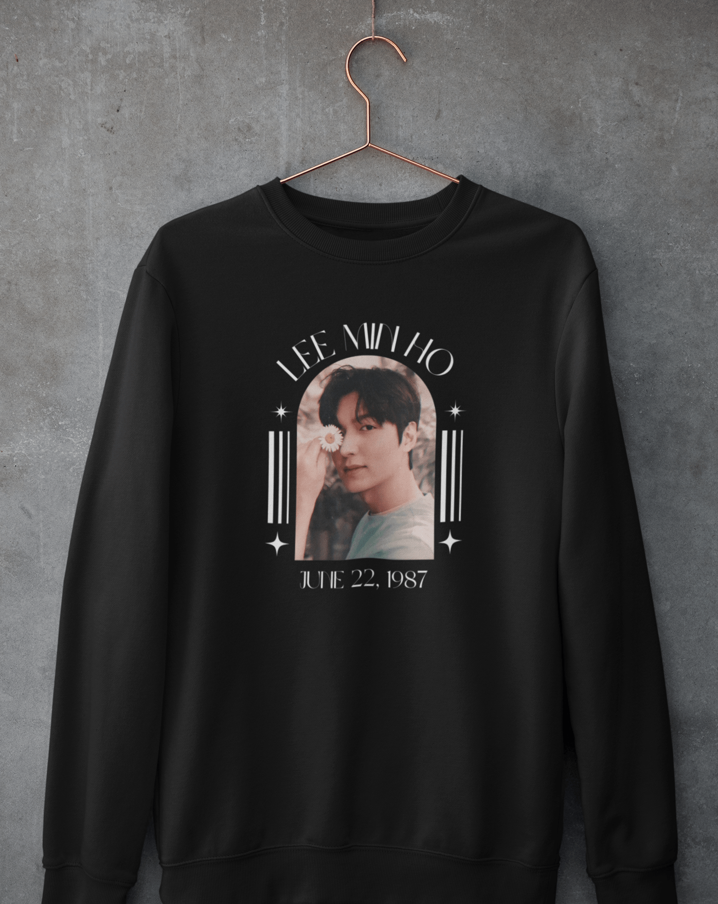 Lee Min Ho Aesthetics Sweatshirt - Koral Dusk
