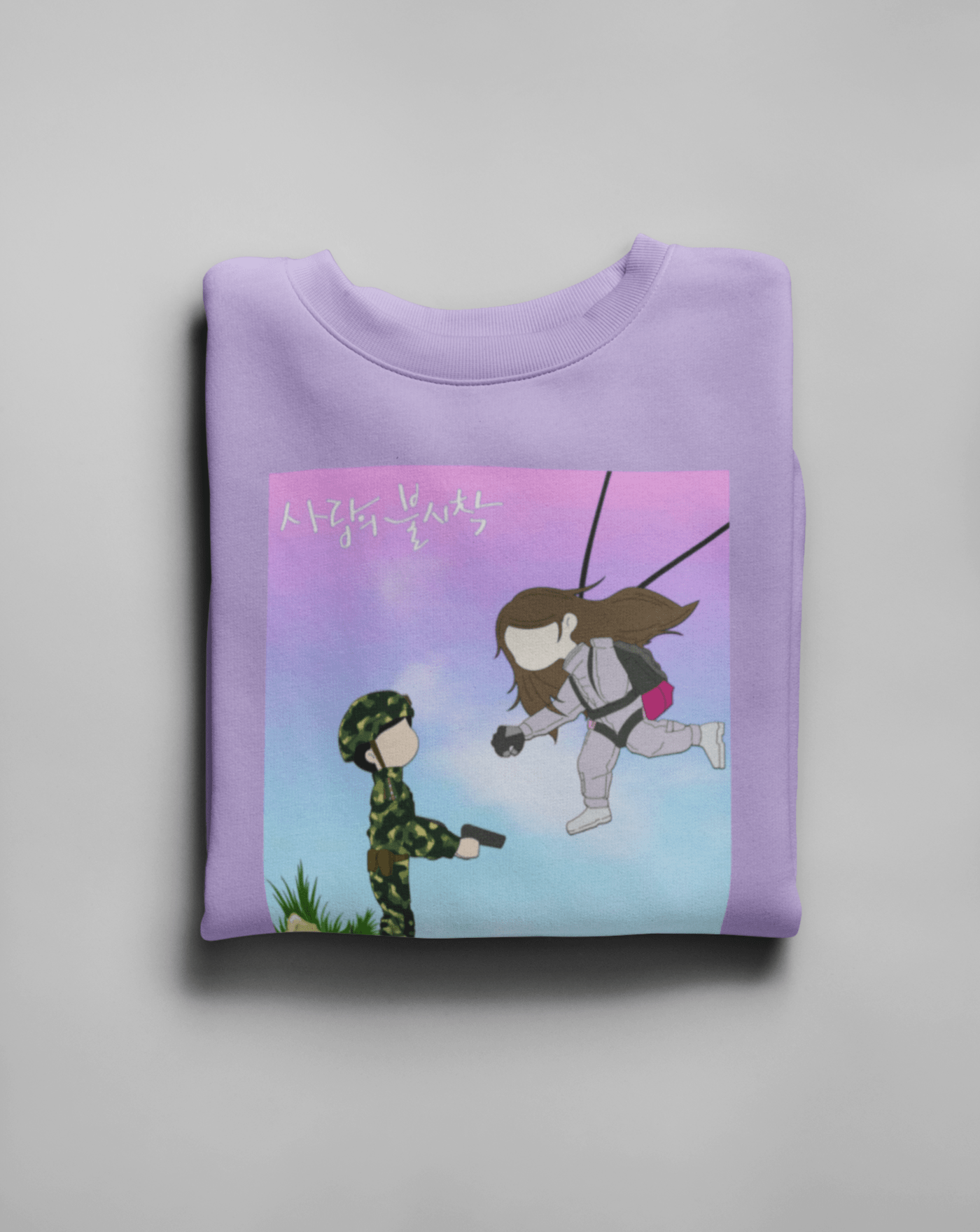 Love in the Air CLOY Sweatshirt - Koral Dusk