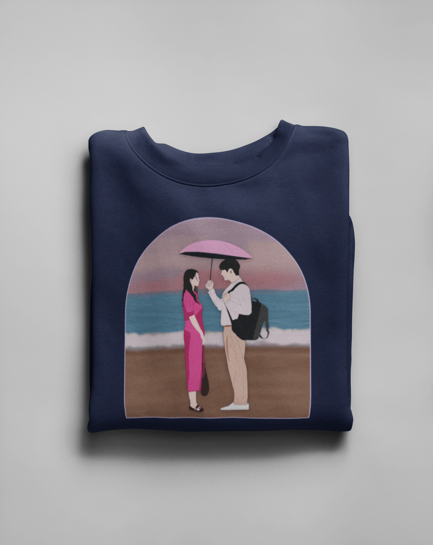 Embrace the Rain Sweatshirt - Koral Dusk