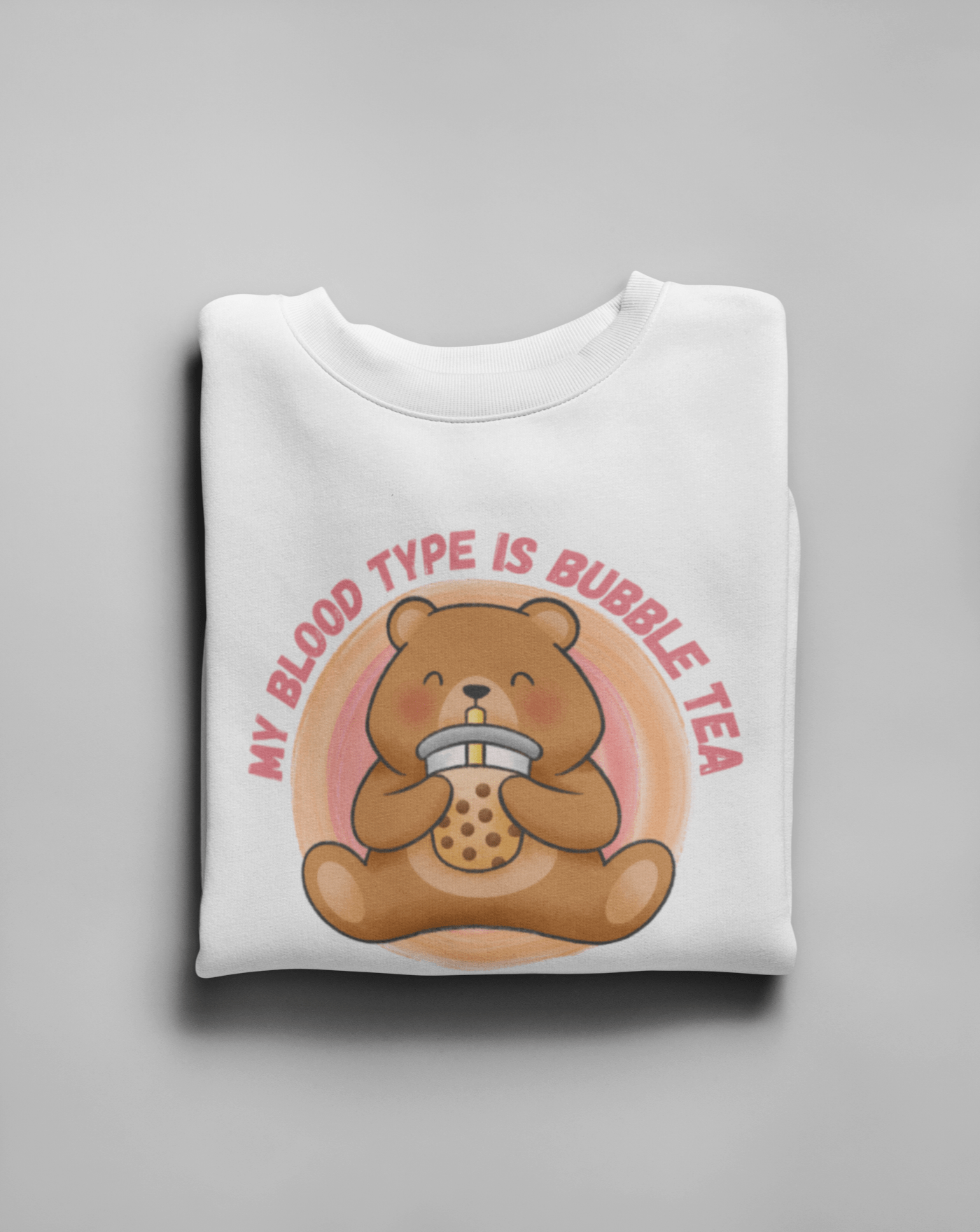 Bubble Tea Swetashirt - Koral Dusk