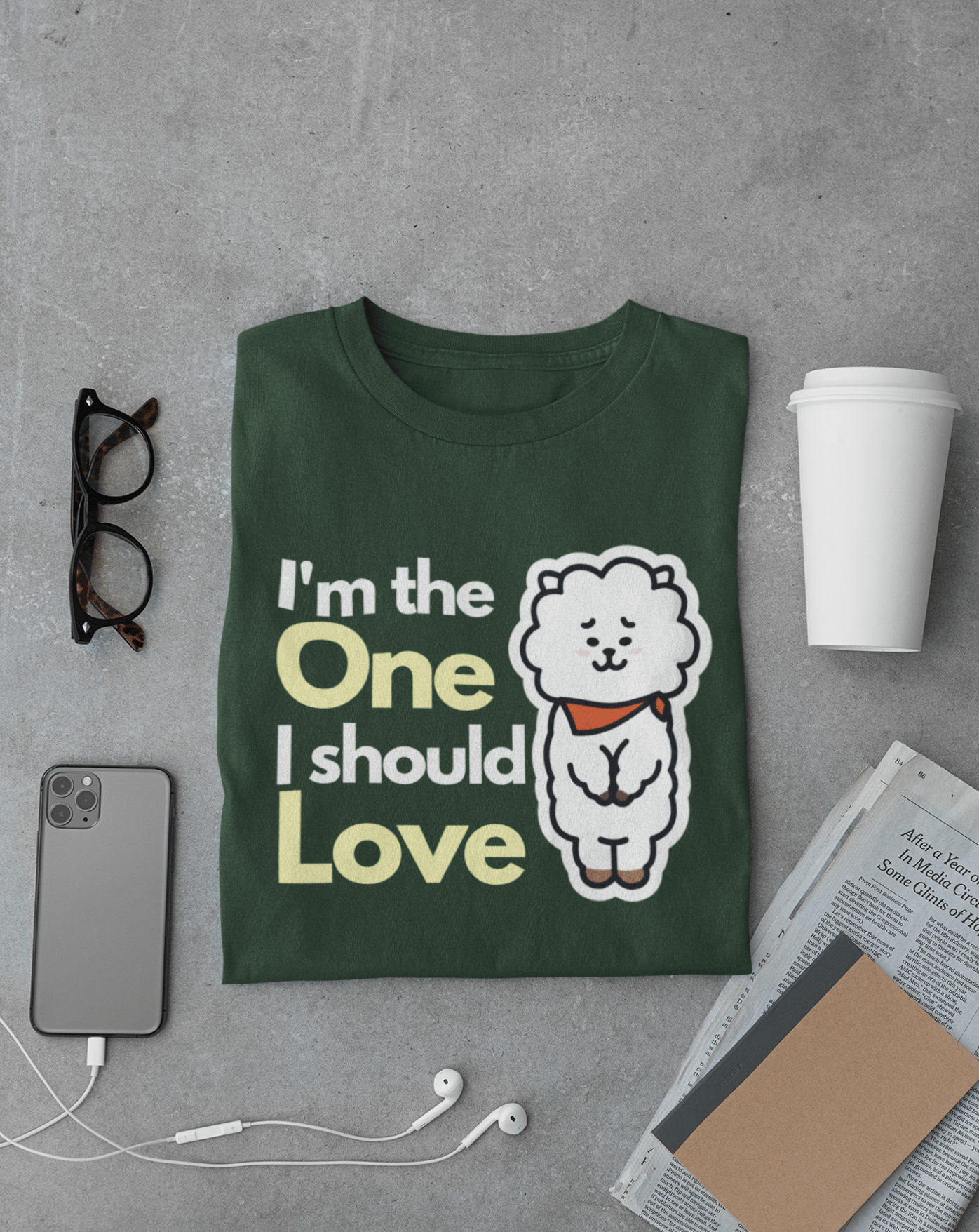 Jin's Epiphany T-shirt - Koral Dusk