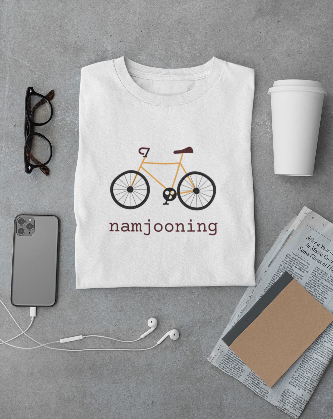 Namjooning T-shirt - Koral Dusk
