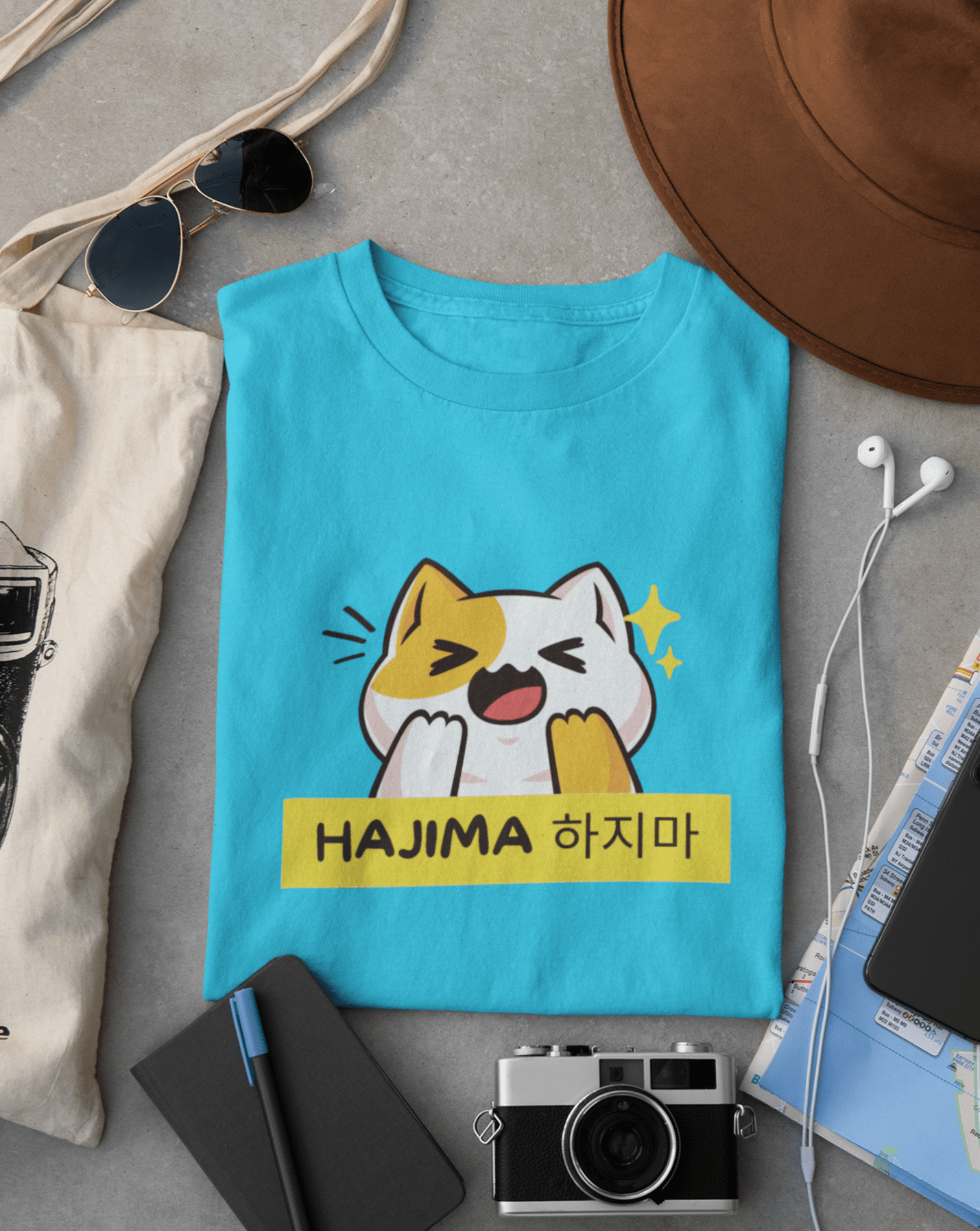 Hajima Unisex T-shirt - Koral Dusk