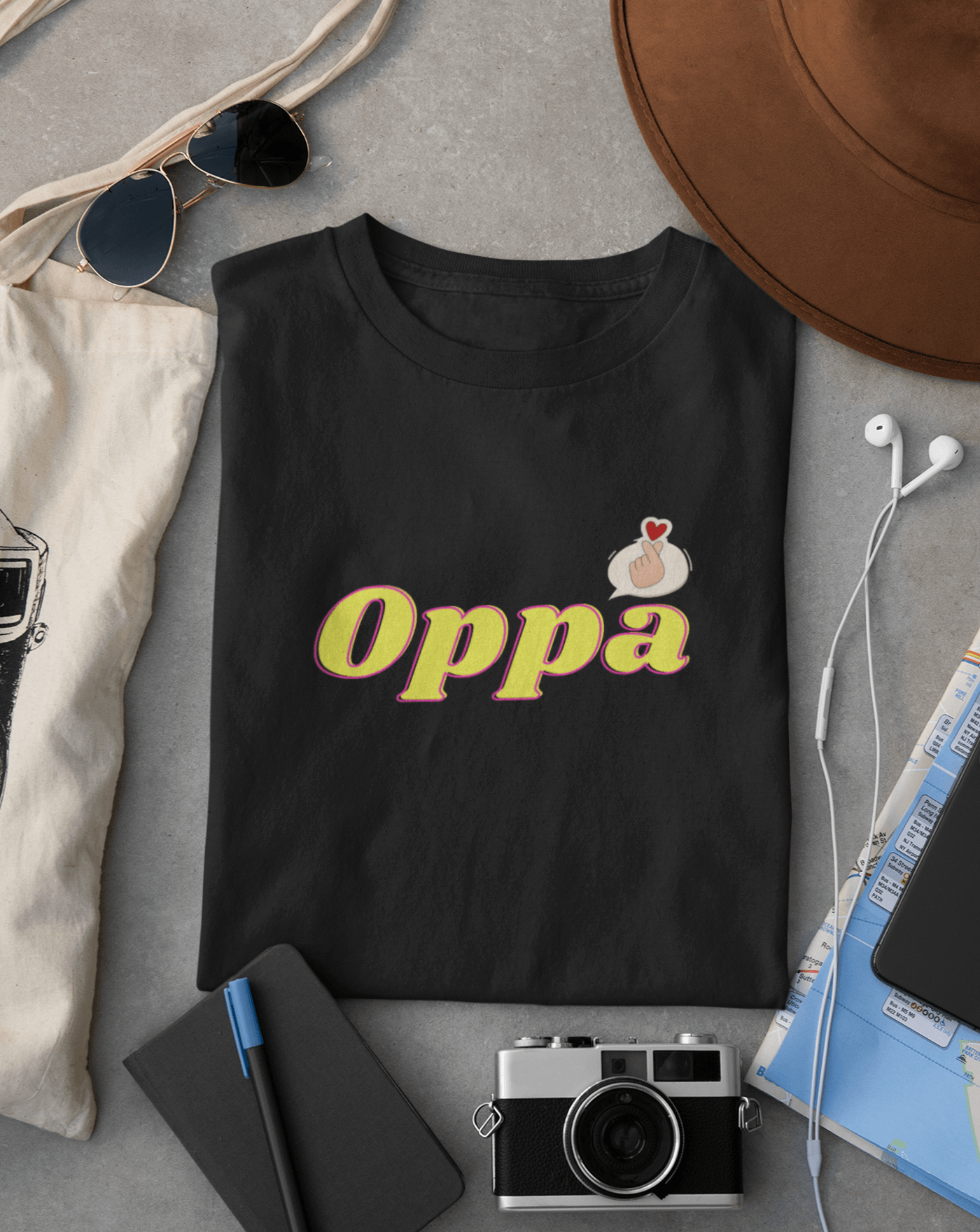 Oppa T-shirt - Koral Dusk