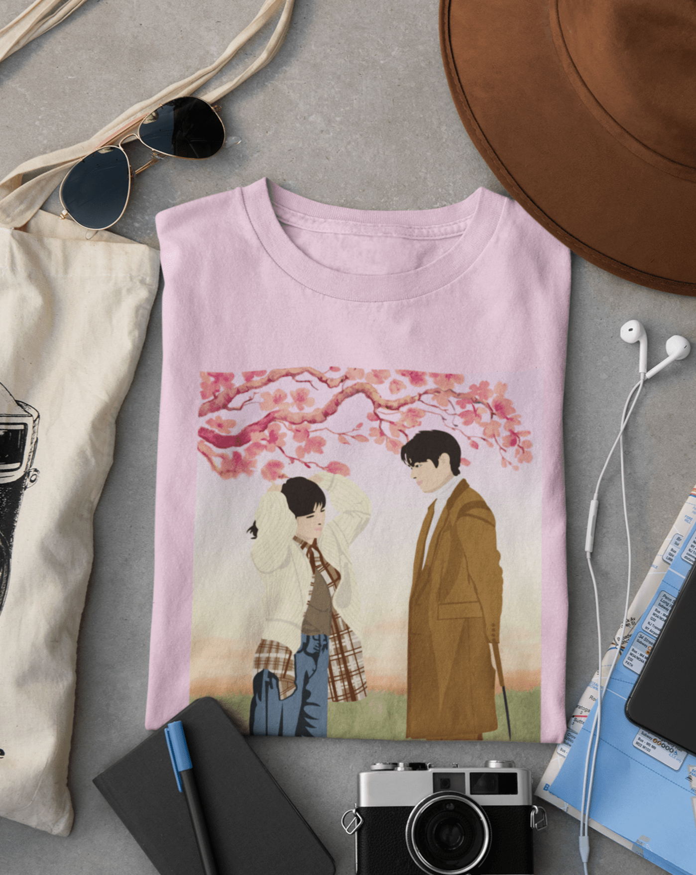 Love In Still Moments T-shirt - Koral Dusk