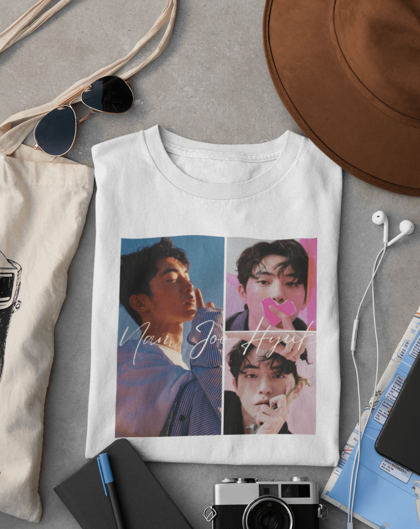 Nam Joo Hyuk T-shirt - Koral Dusk
