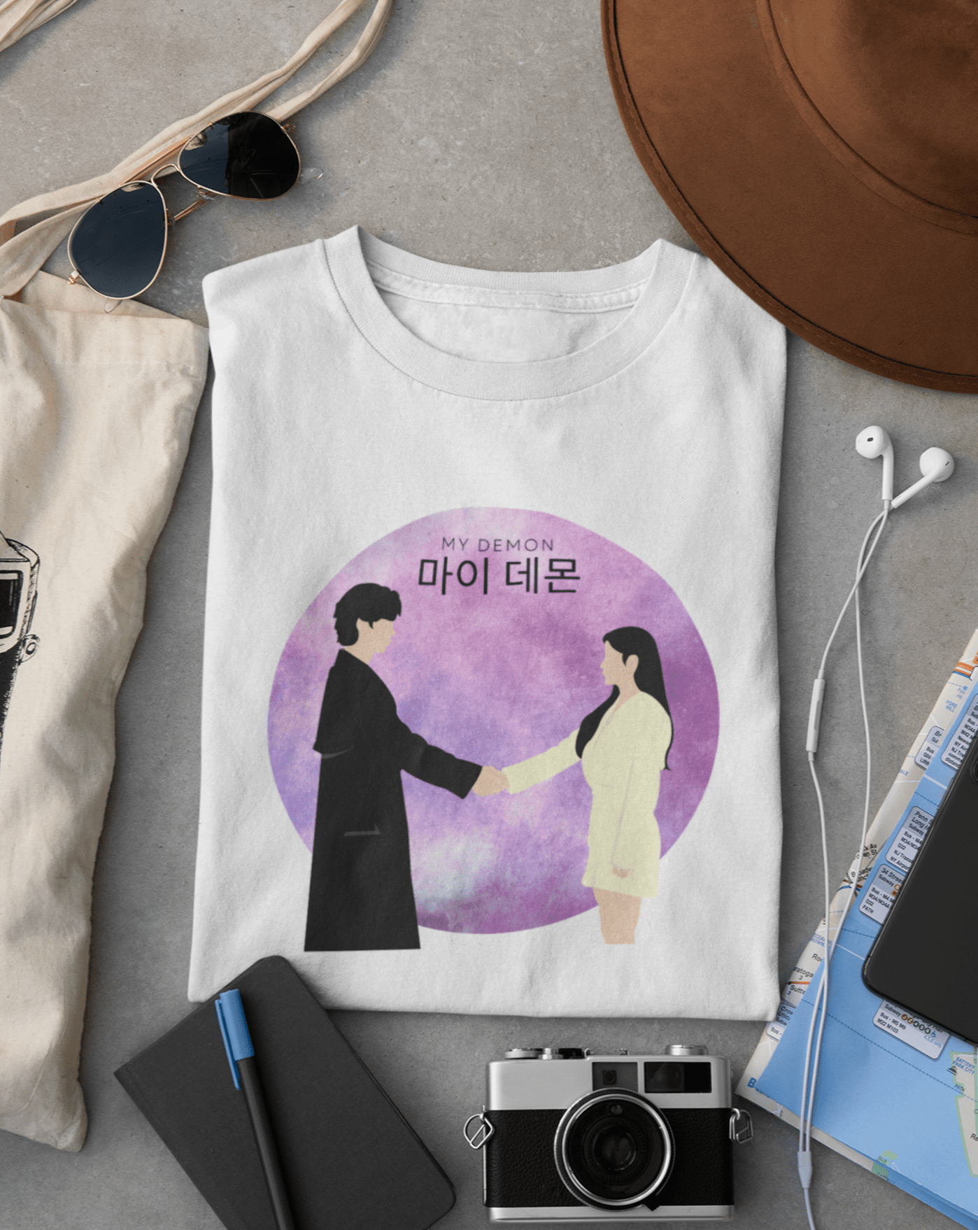 My Demon's Contract T-shirt - Koral Dusk
