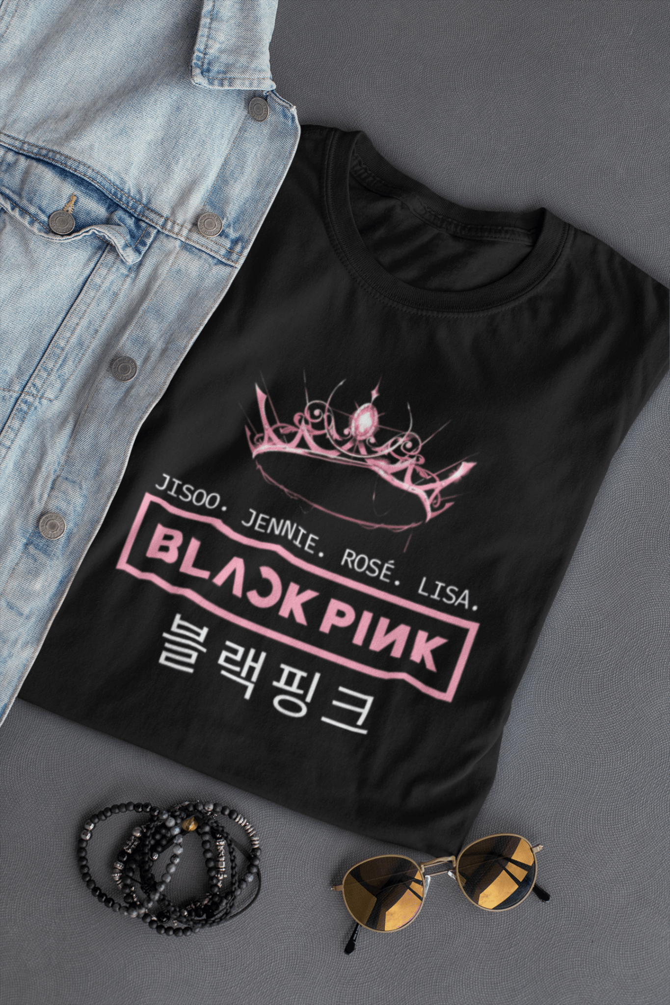 BLACKPINK Royalty T-shirt - Koral Dusk
