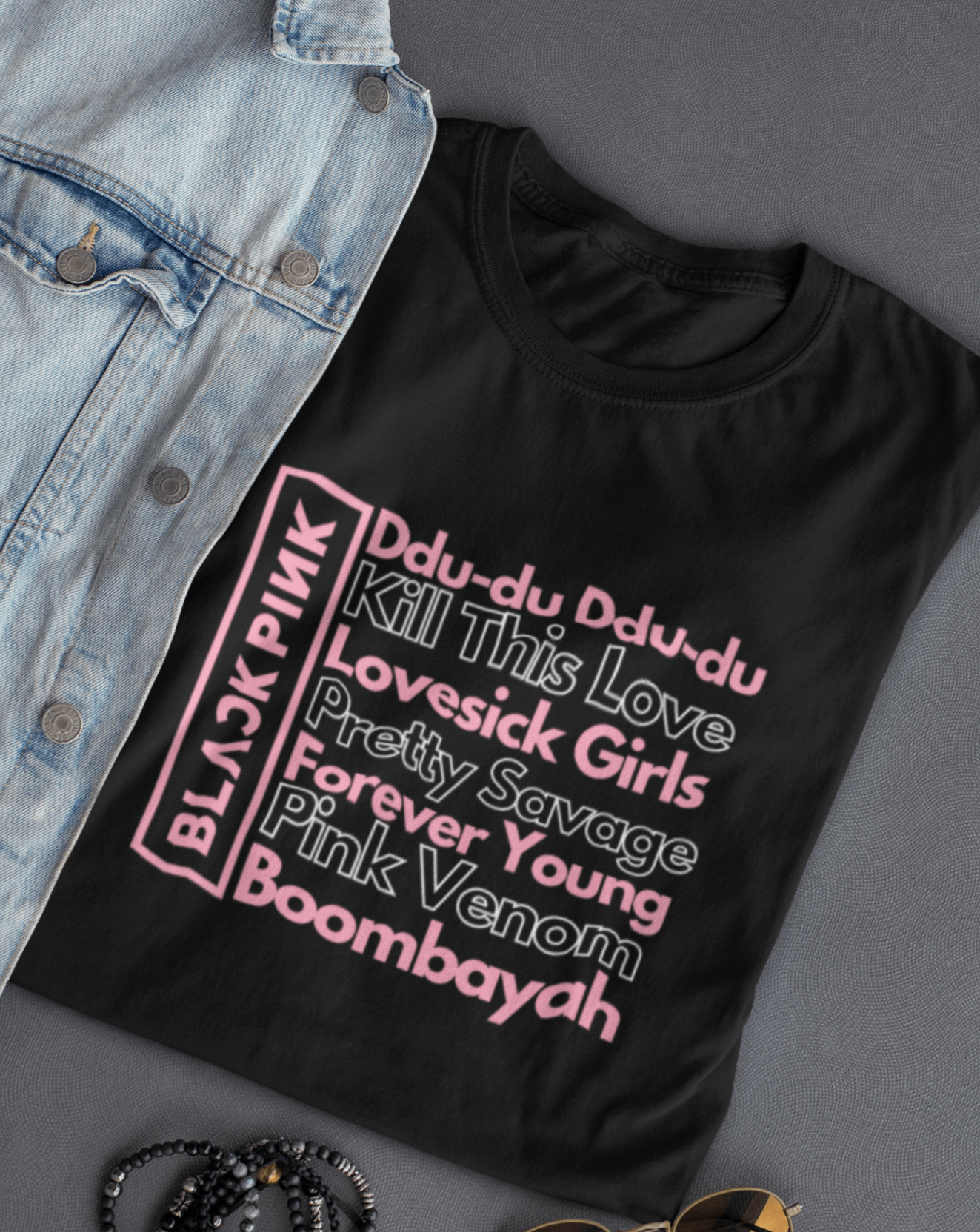 BLACKPINK Anthems T-shirt - Koral Dusk