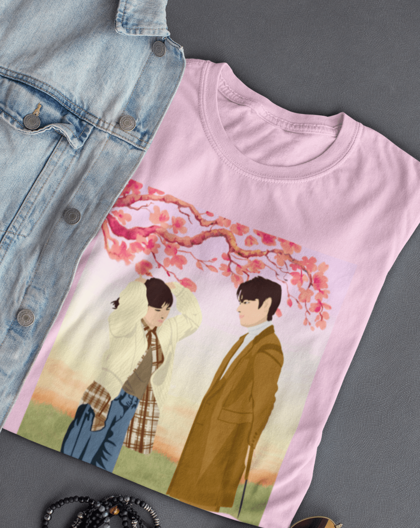 Love In Still Moments T-shirt - Koral Dusk