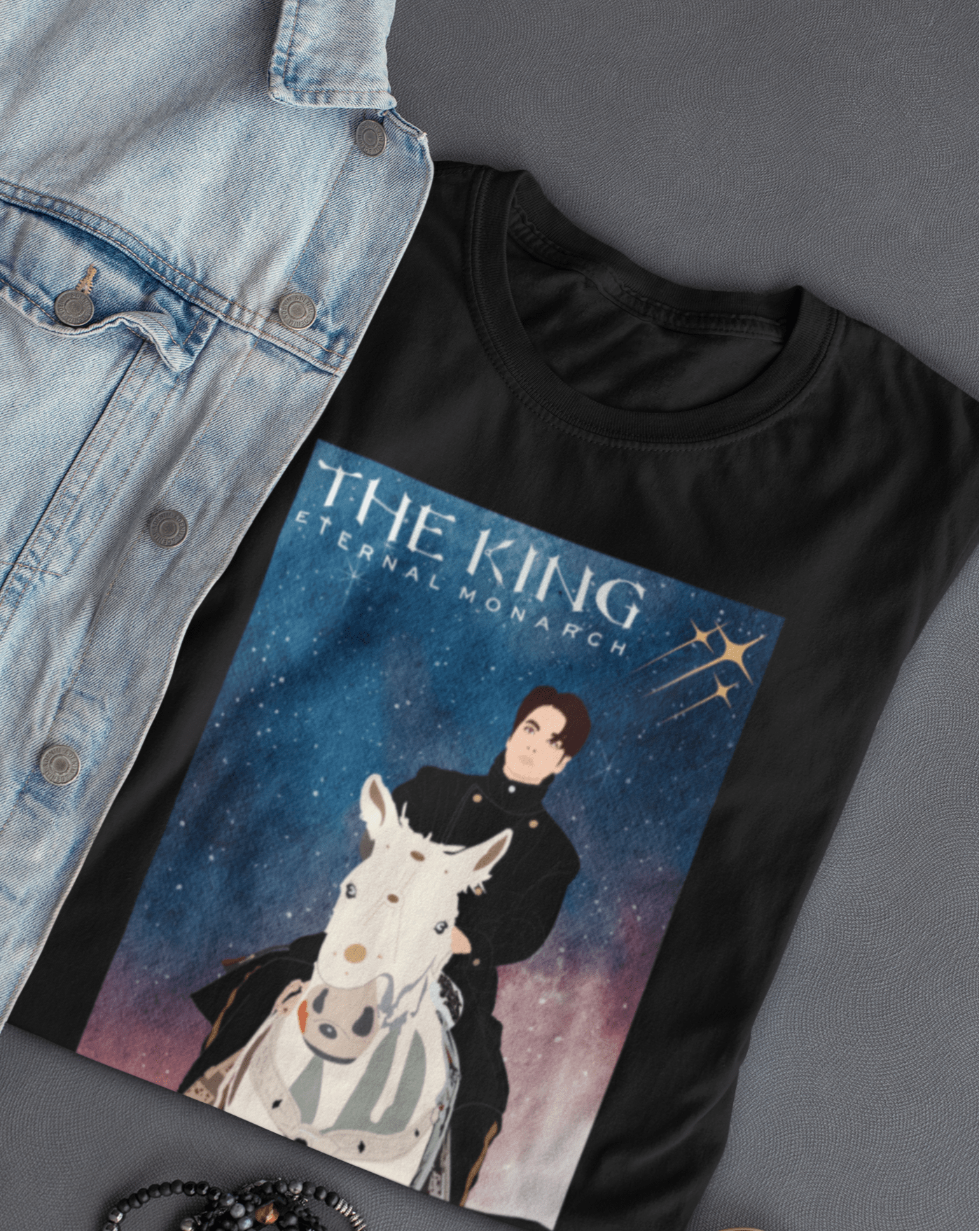 Beyond The Portal T-shirt - Koral Dusk