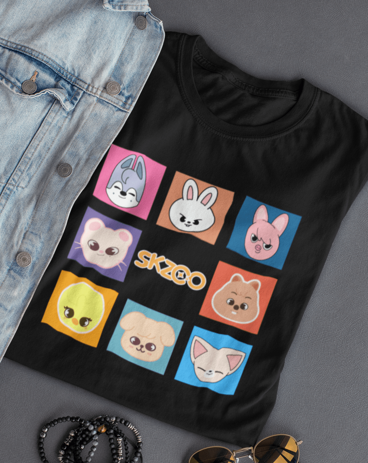 SKZoo 'Playful Era' T-shirt - Koral Dusk