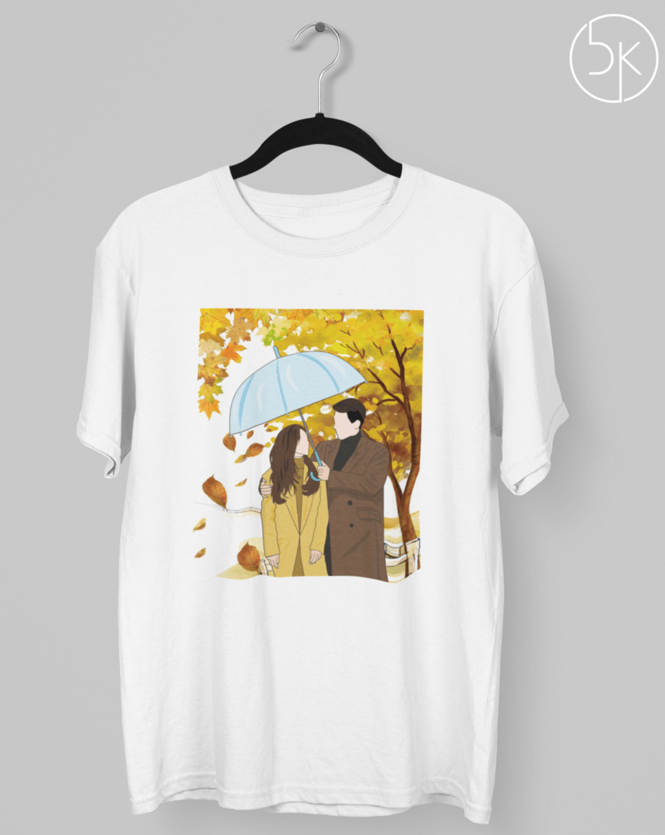 Umbrella of Fate T-shirt - Koral Dusk