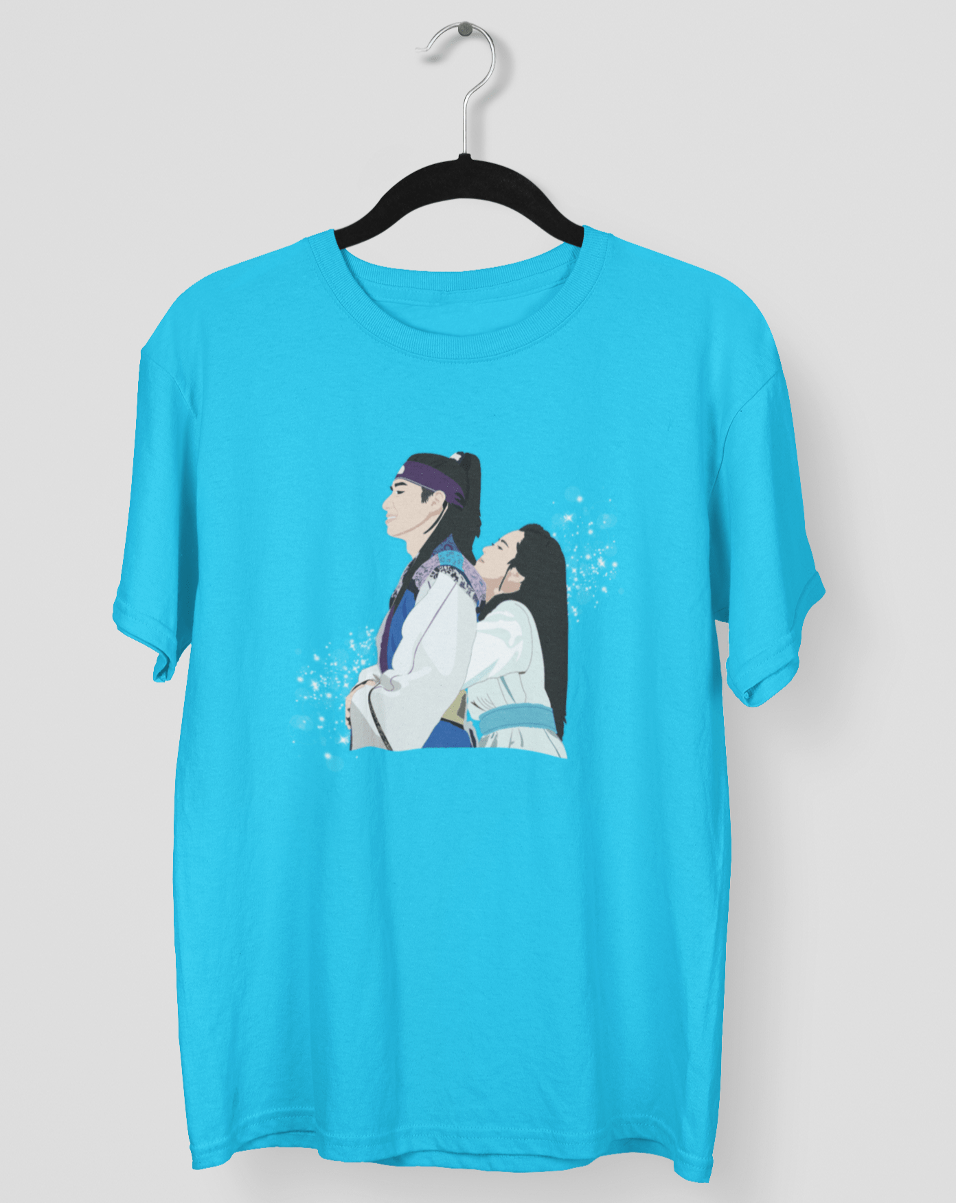Aro and Moo Myung's Journey Unisex T-shirt - Koral Dusk