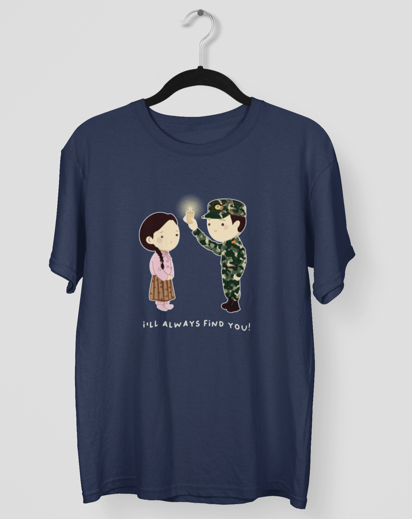 Finding You in The Candlelight T-shirt - Koral Dusk
